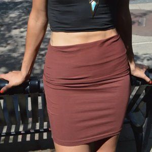UnaPluma Organic Cotton Mini Skirt
